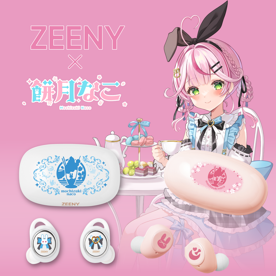 極美品】ZEENY 甘妹ミナ コラボAmane Mina ワイヤレスイヤホン 極美品】ZEENY 甘妹ミナ コラボAmane Mina ワイヤレスイヤホン
