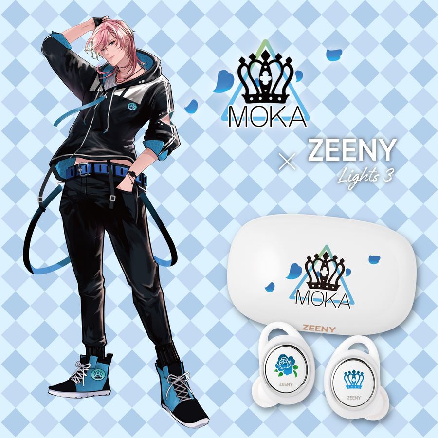 【白銀モカ】Zeeny Lights 3 コラボレーションイヤフォン