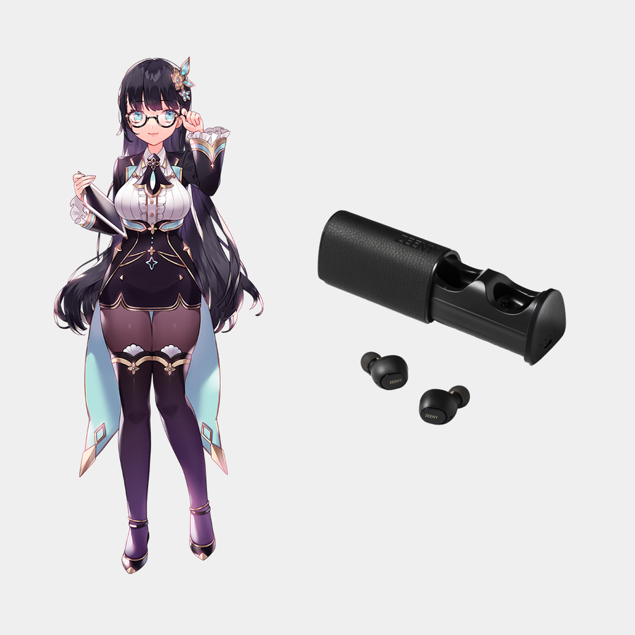 極美品】ZEENY 甘妹ミナ コラボ Amane Mina ワイヤレスイヤホン 極美品】ZEENY 甘妹ミナ コラボ Amane Mina ワイヤレスイヤホン