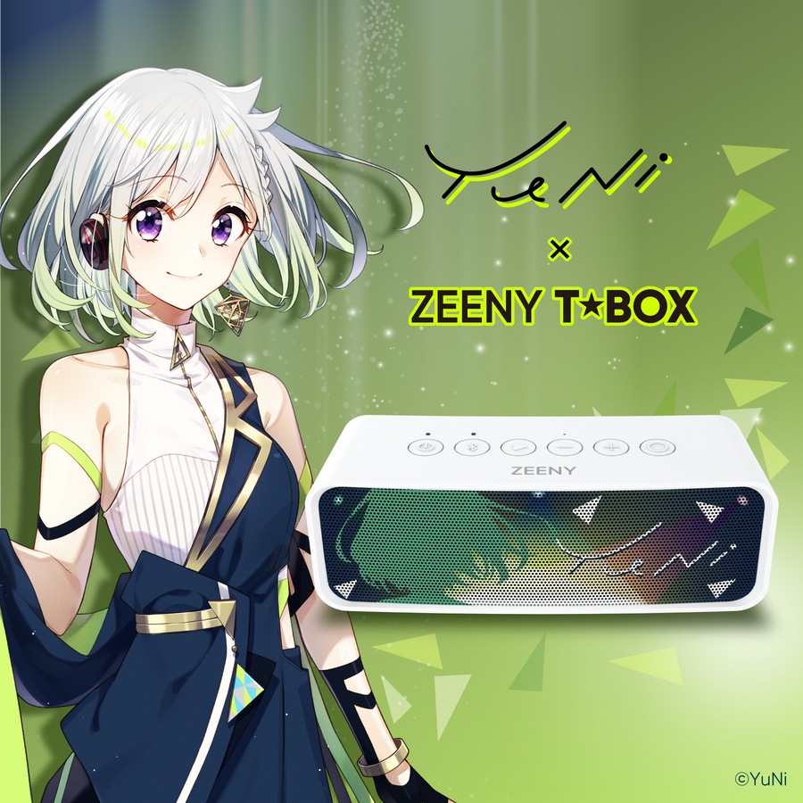 YuNi Bluetoothスピーカー】Zeeny T☆Box × YuNi コラボレーションモデル