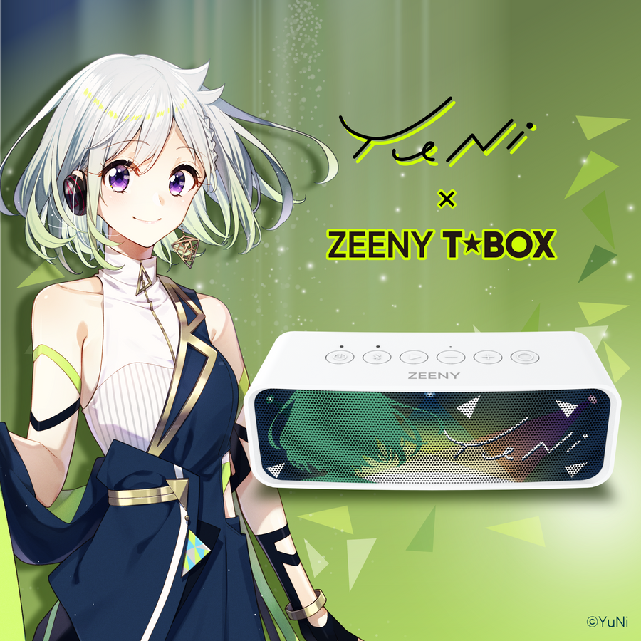 YuNi Bluetoothスピーカー】Zeeny T☆Box × YuNi コラボレーションモデル YuNi Bluetoothスピーカー】Zeeny T☆Box × YuNi コラボレーションモデル