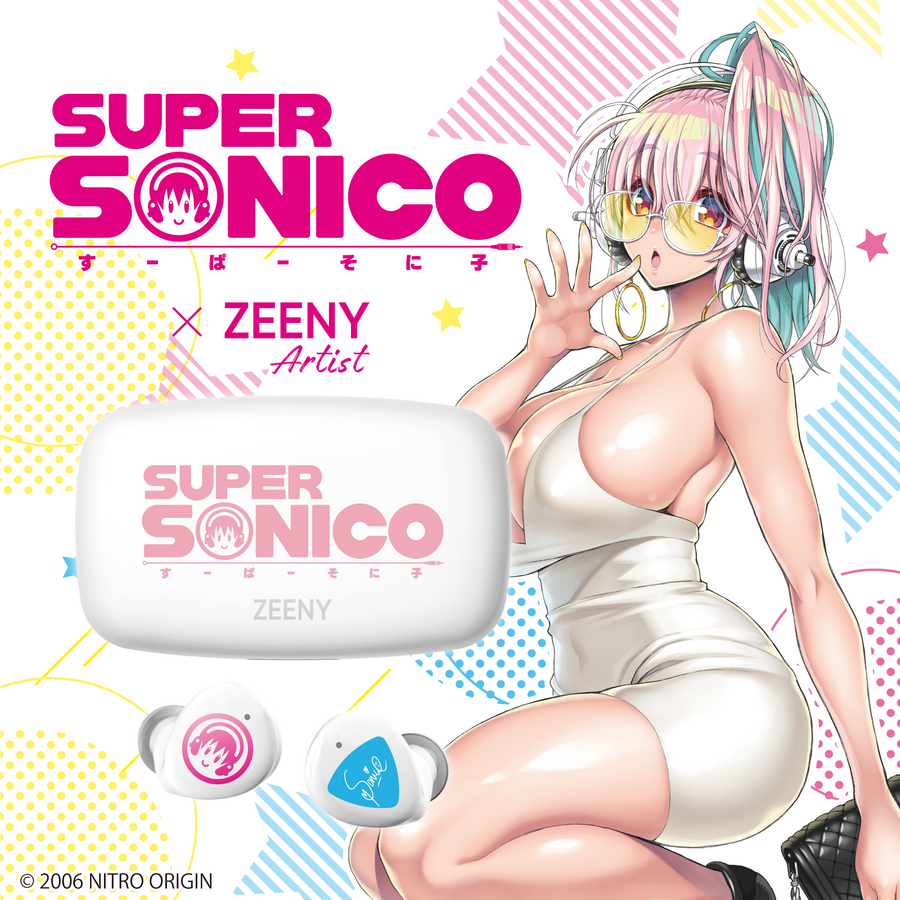 [Super Sonico Earphones] Zeeny Artist Collaboration 耳機